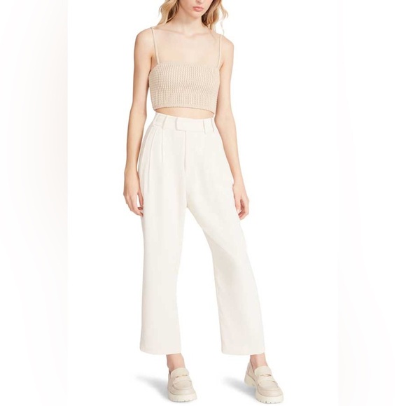 NWT 🖤 Steve Madden Farmer’s Market Pant - Ivory - Picture 1 of 7